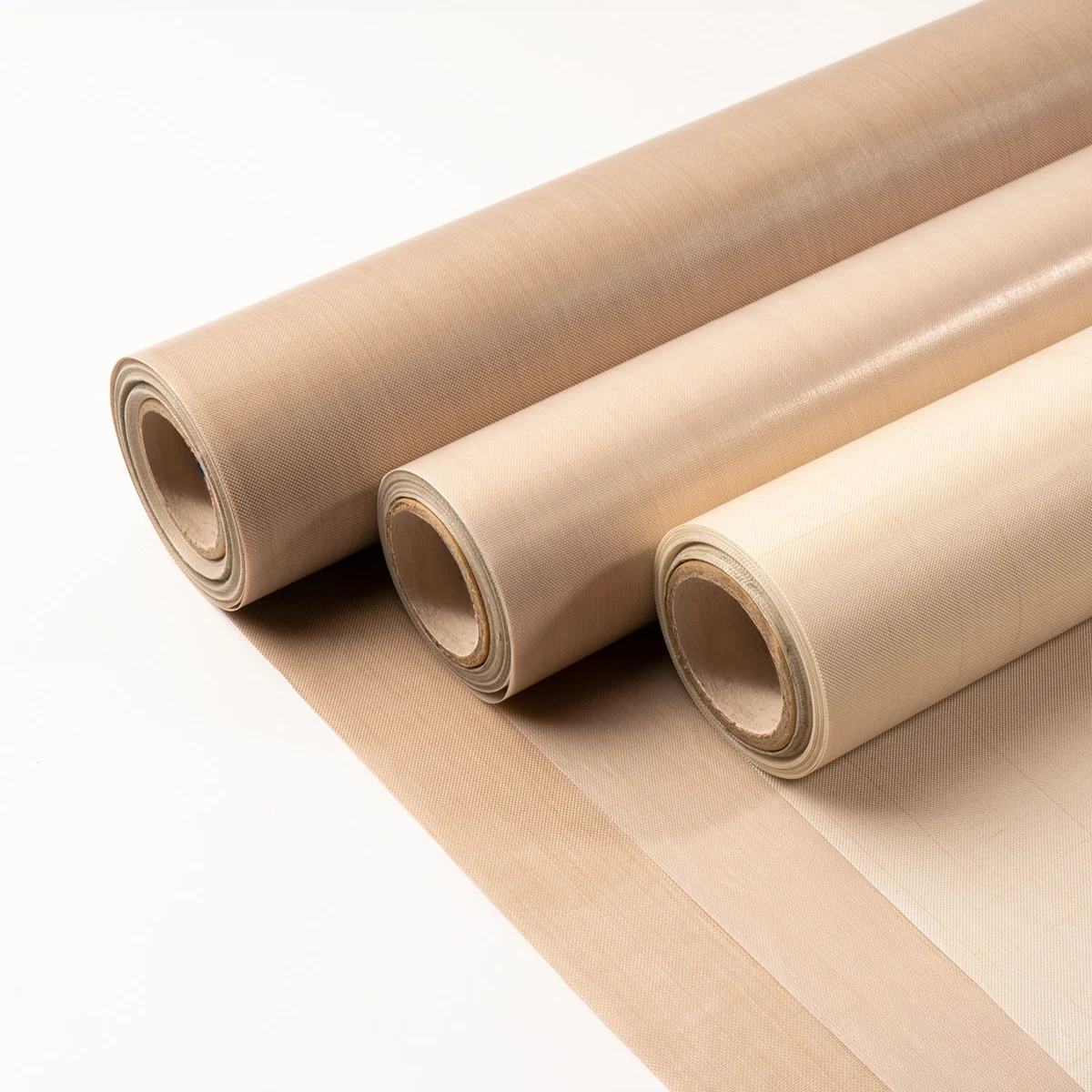 Beige PTFE Coated Fiberglass Roll Fabric, product photograph 5 of 5