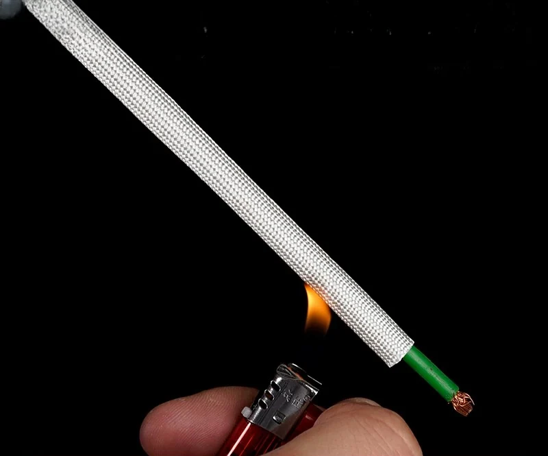 Heat Set Braided Fiberglass Sleeving, product photograph 2 of 5