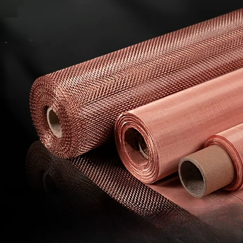 Pure Copper Woven Shielding Mesh, product photograph 1 of 5